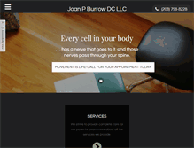 Tablet Screenshot of drjoanburrow.com